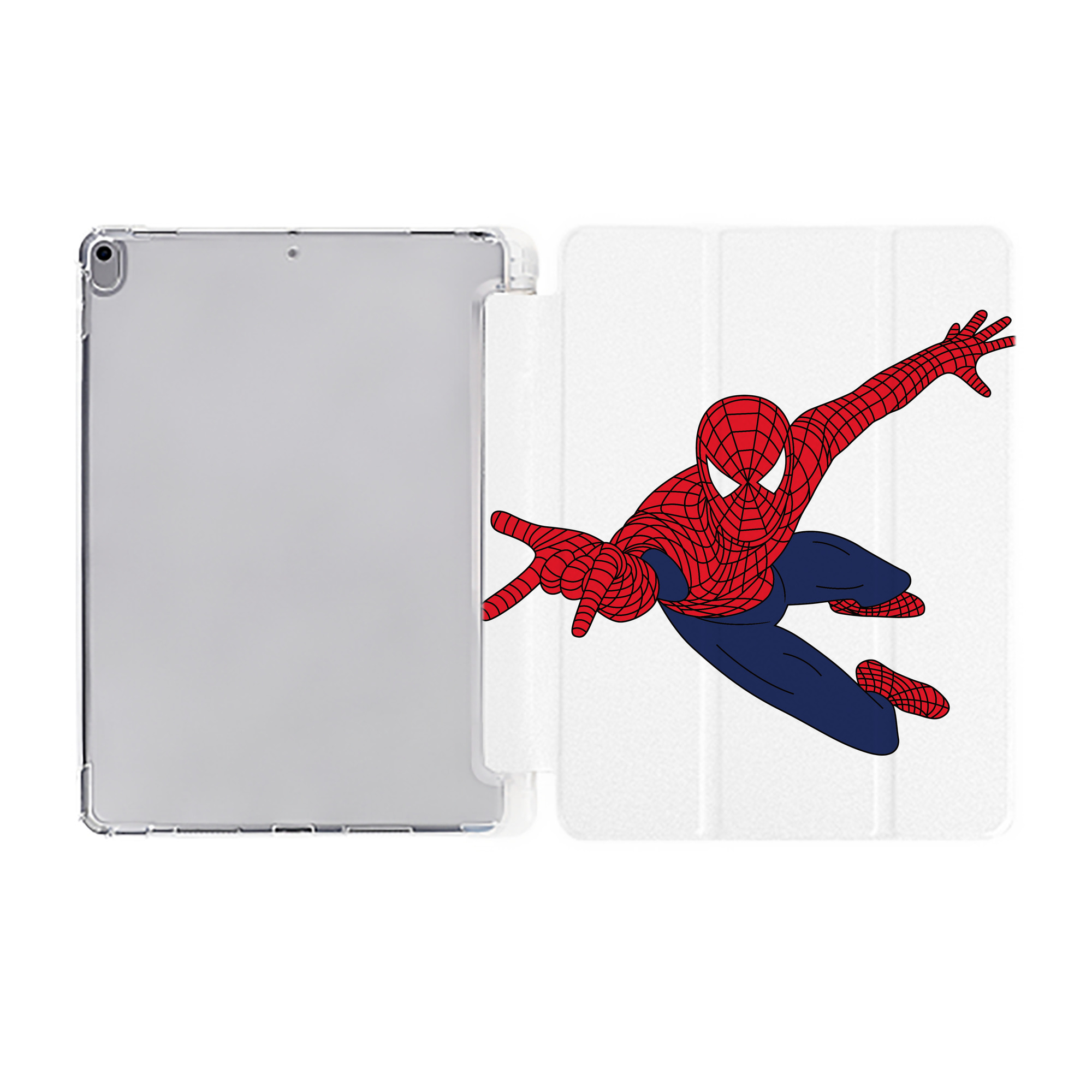 （画像用） アベンジャーズ The Avengers IPad ケース ペン収納付き 三つ折りスタンド PUレザー×シリコン 対応機種9.5/10.5/10.9インチ